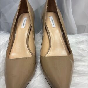 Cole Haan Nude Patent Leather Pointed  Toe 8